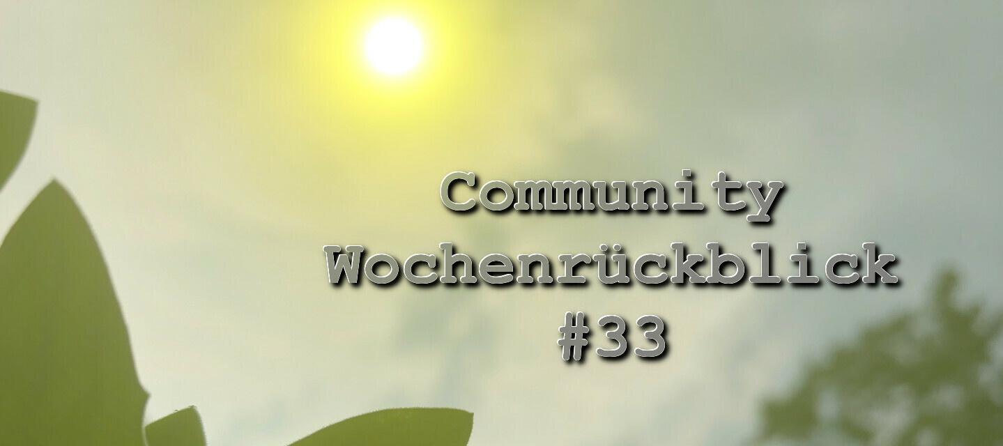 Community Wochenrückblick #33