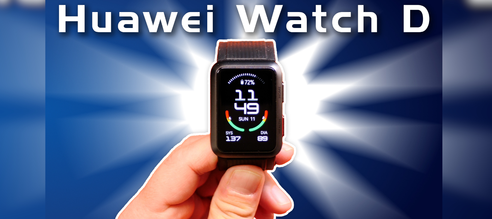 Die erste Ihrer Art... zuverlässige Blutdruckmessung am Handgelenk 💓 - Huawei Watch D