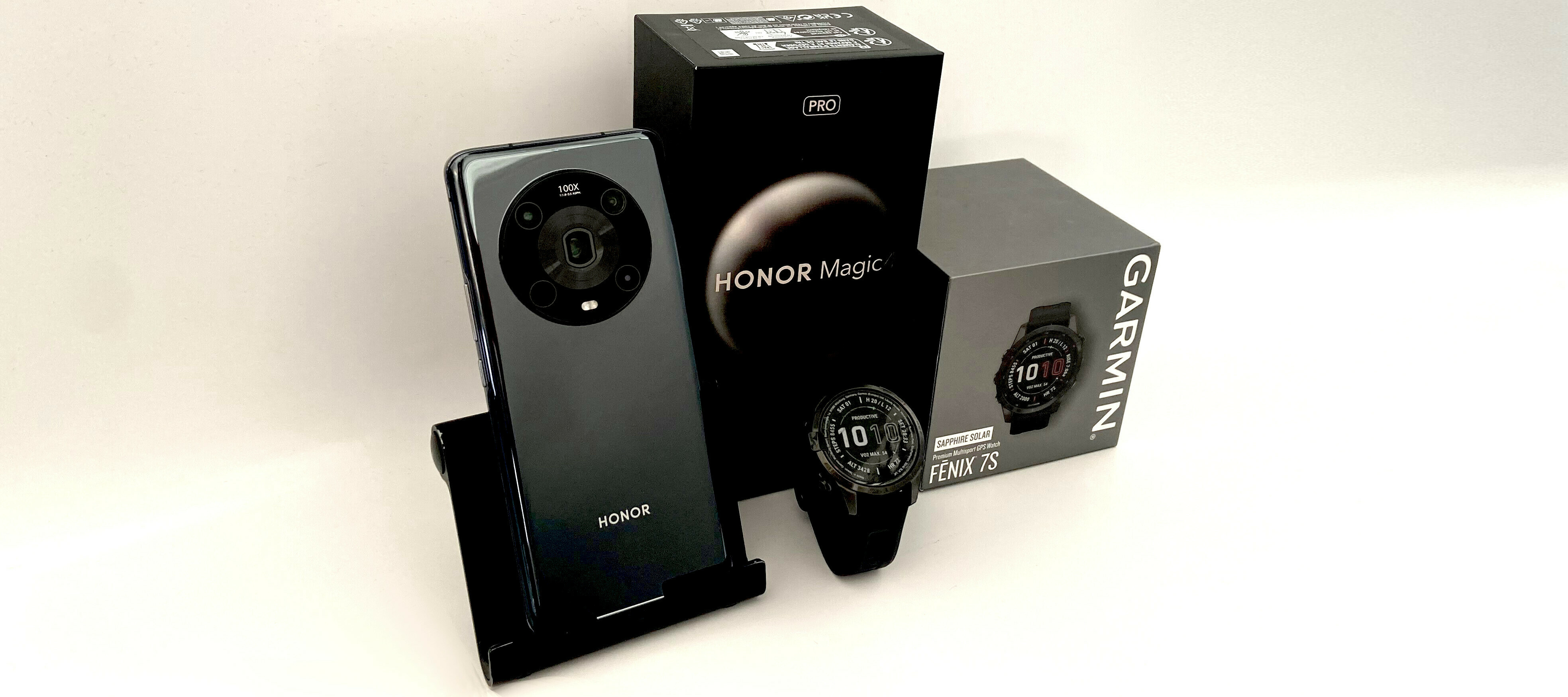 Honor Magic 4 Pro + Garmin Fenix 7S Sapphire Solar - magisch aufgeladen als Tester:in an den Start!