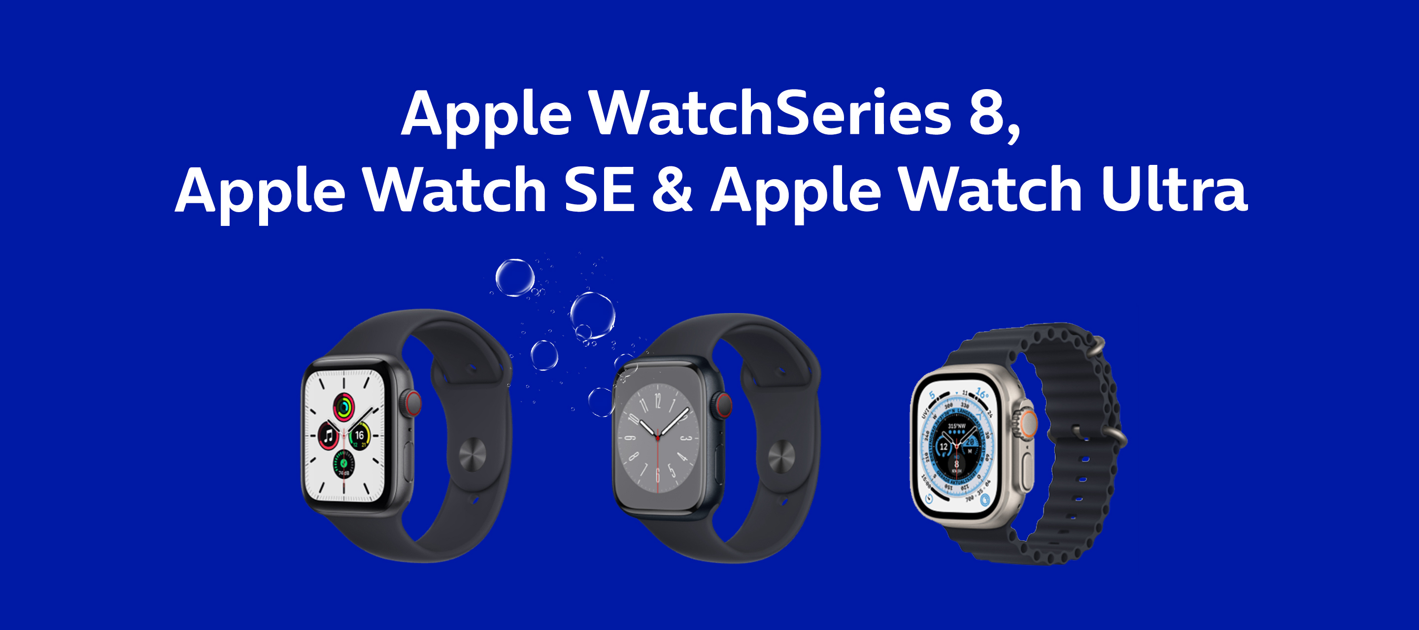 Jetzt bei O₂ - Die neuen Apple Watch Modelle