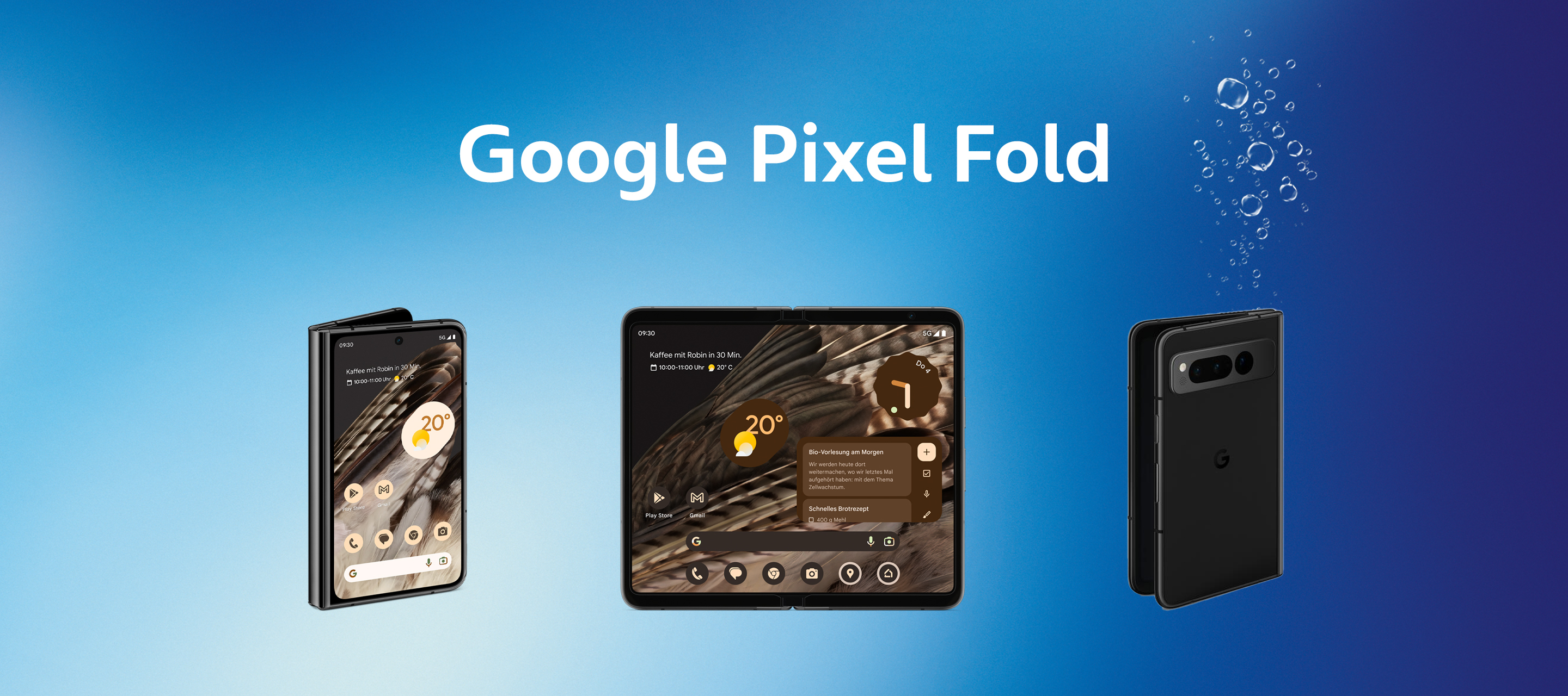 Zukunftssicher mit dem Google Pixel Fold - Vorverkauf bei O₂