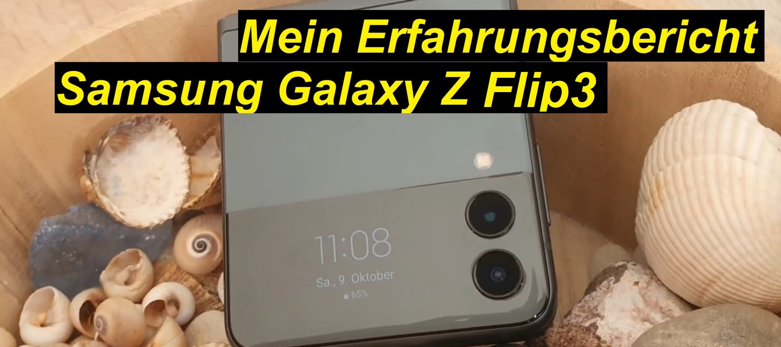 4 Wochen lang Samsung Galaxy Z Flip 3 – meine Erfahrungen
