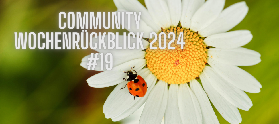 Community Wochenrückblick 2024 #19 - Mit Highspeed durch den Mai 🐞