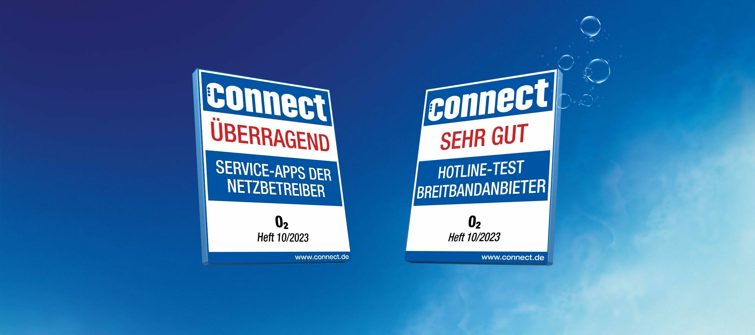 Festnetz-Hotline und Mein O₂ App überzeugen erneut im connect Test