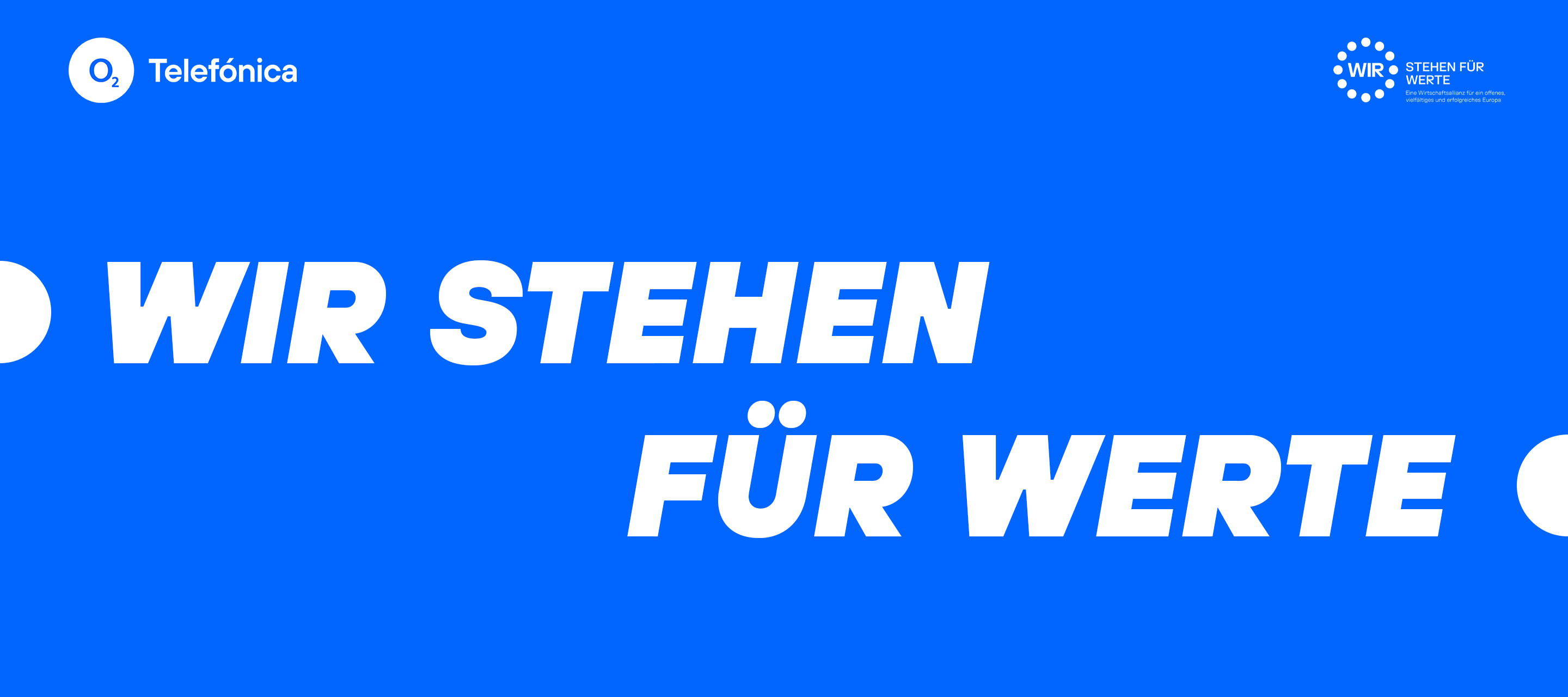 Gebt eurer Stimme Wert - Initiative "Wir stehen für Werte"