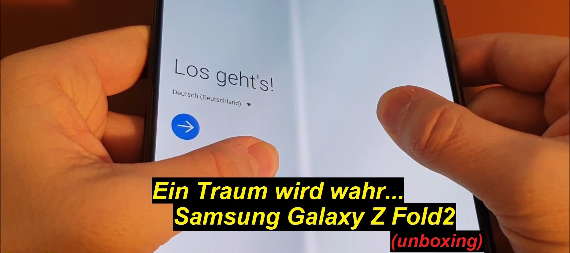 ein Traum wird wahr...Samsung Galaxy Z Fold2 5G (unboxing)