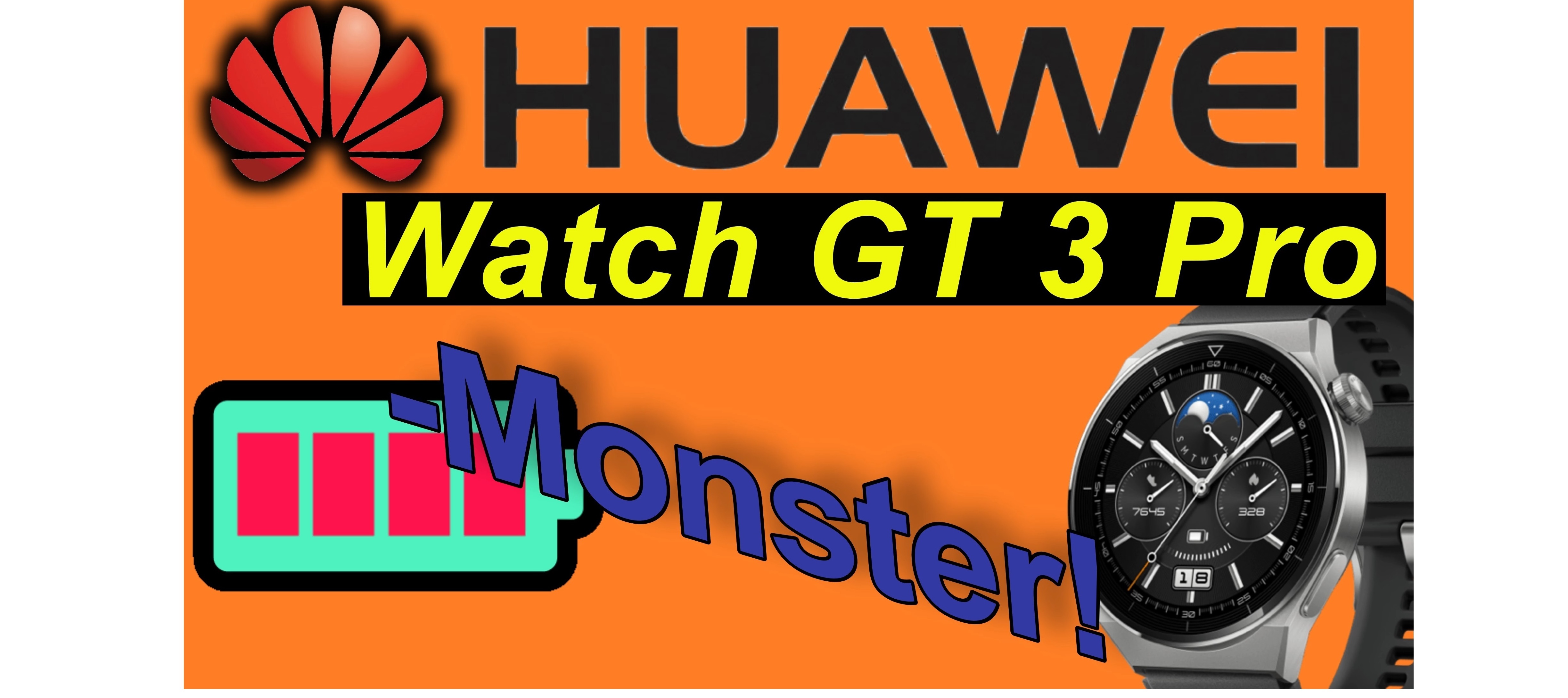 Huawei Watch GT 3 Pro. Das Akku Monster