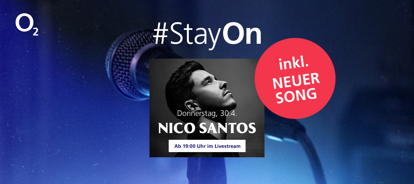 #StayOn: Nico Santos gibt kostenloses Online-Live-Konzert
