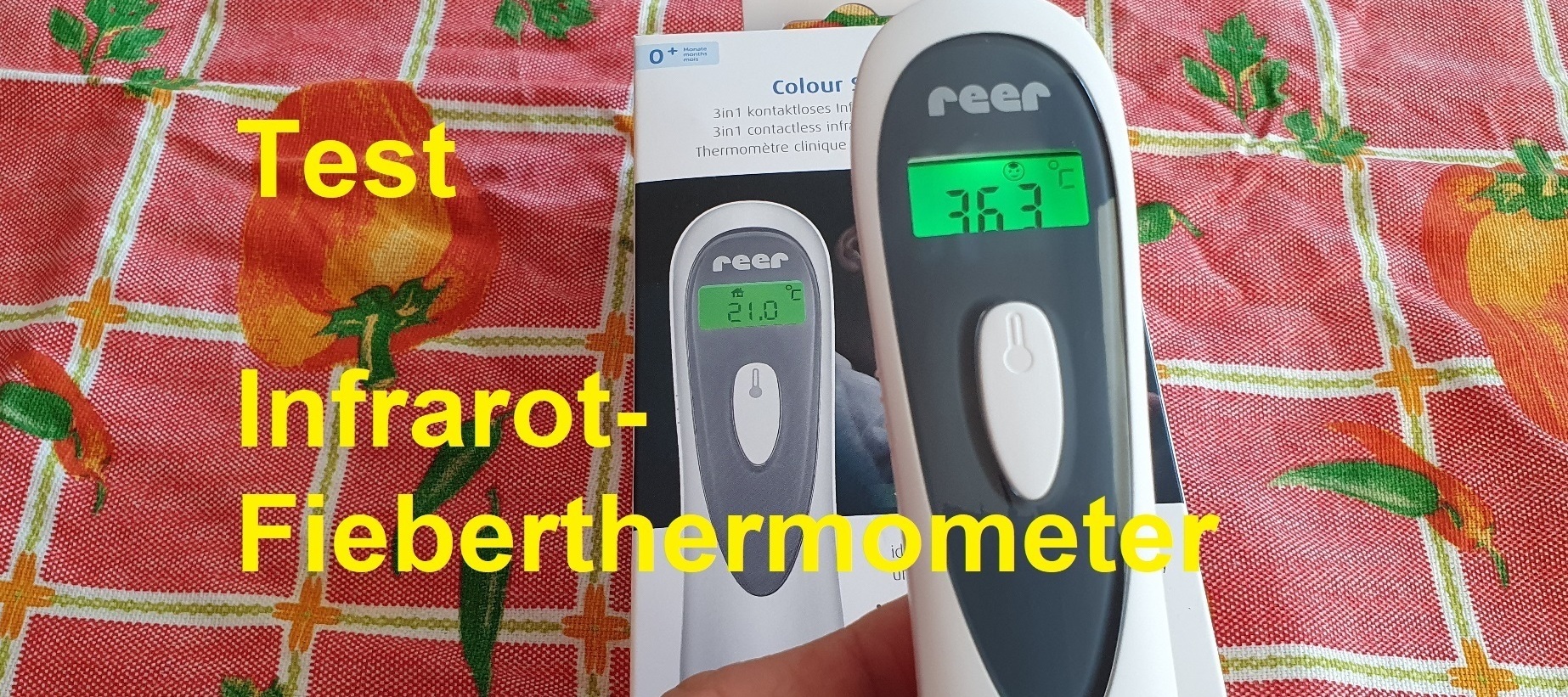Test: Infrarot Fieberthermometer - Reer Colour SoftTemp