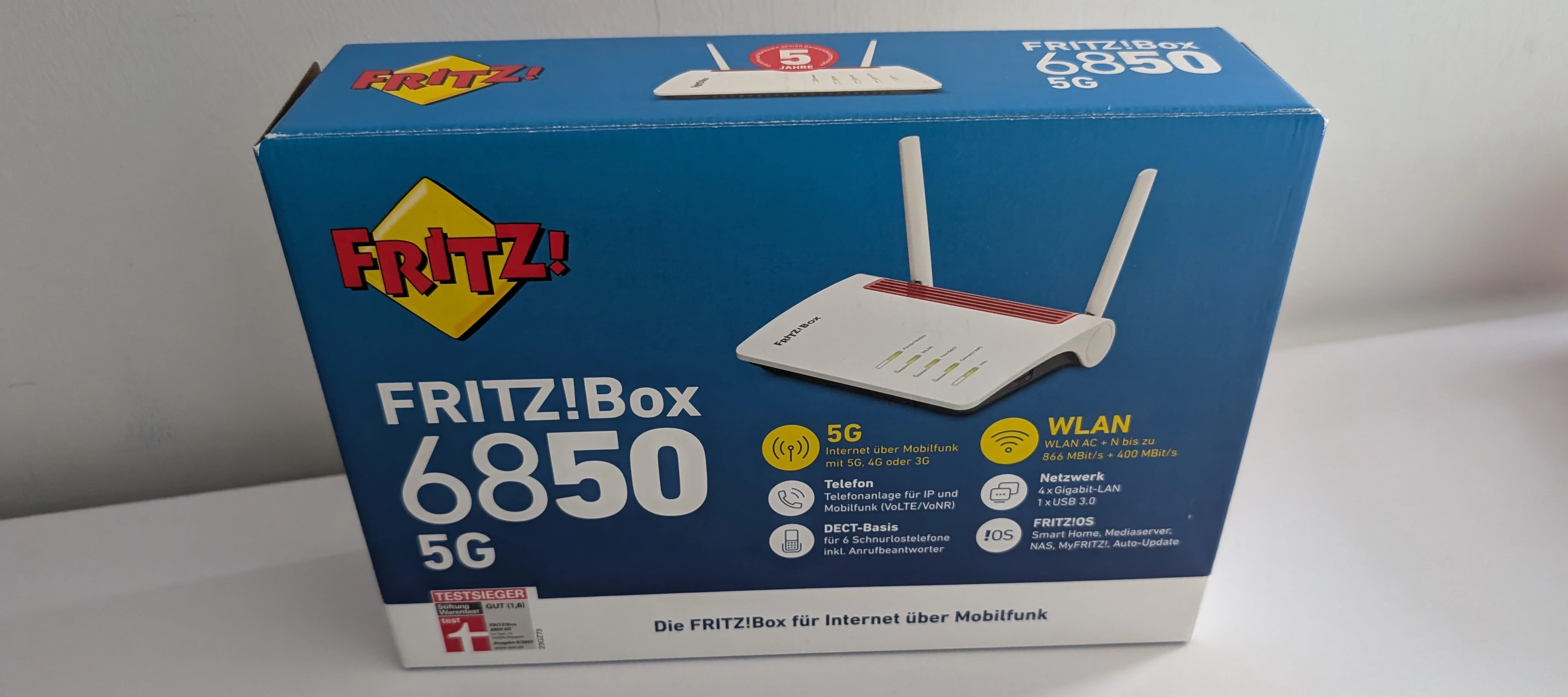 FRITZ!Box 6850 5G im Test - Schnelles Internet über Mobilfunk!