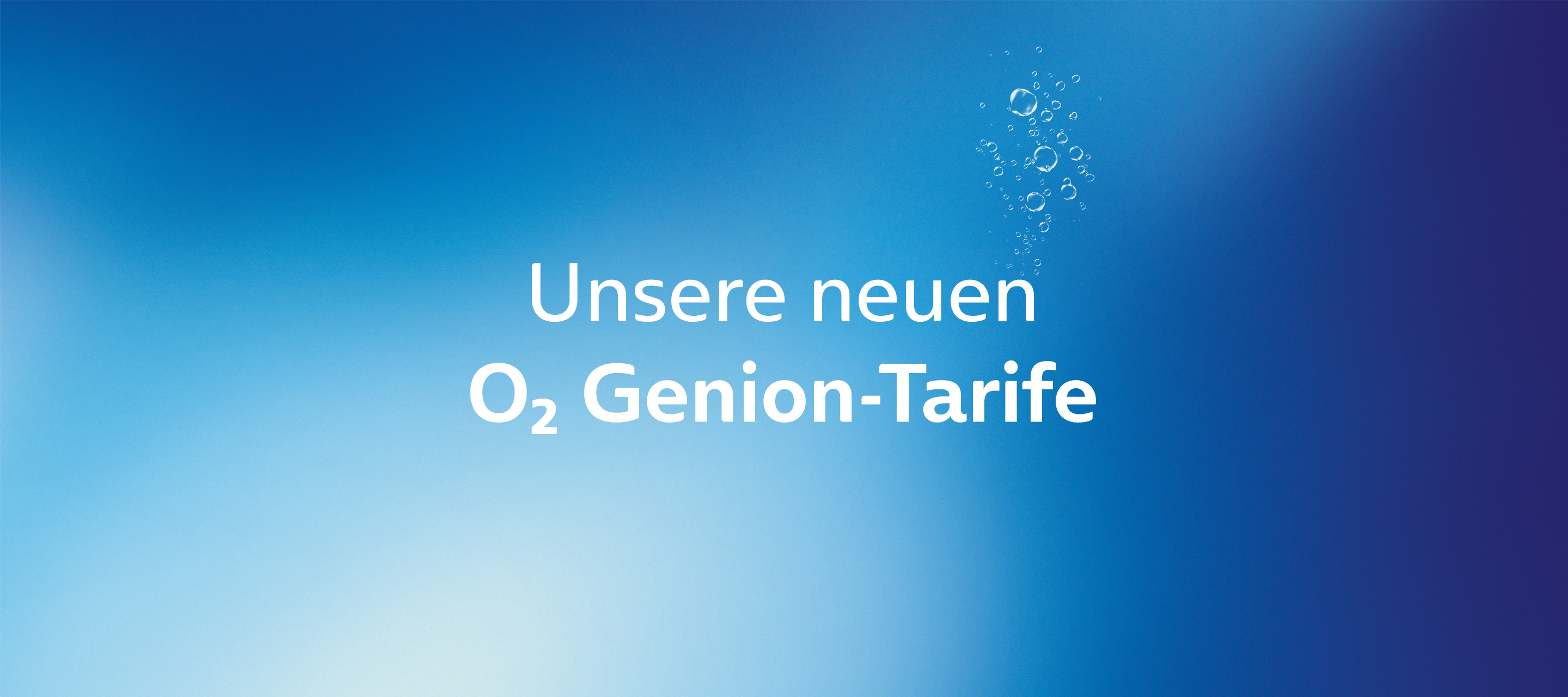Unsere neuen Genion-Tarife - nur heute exklusiv in der O₂ Community