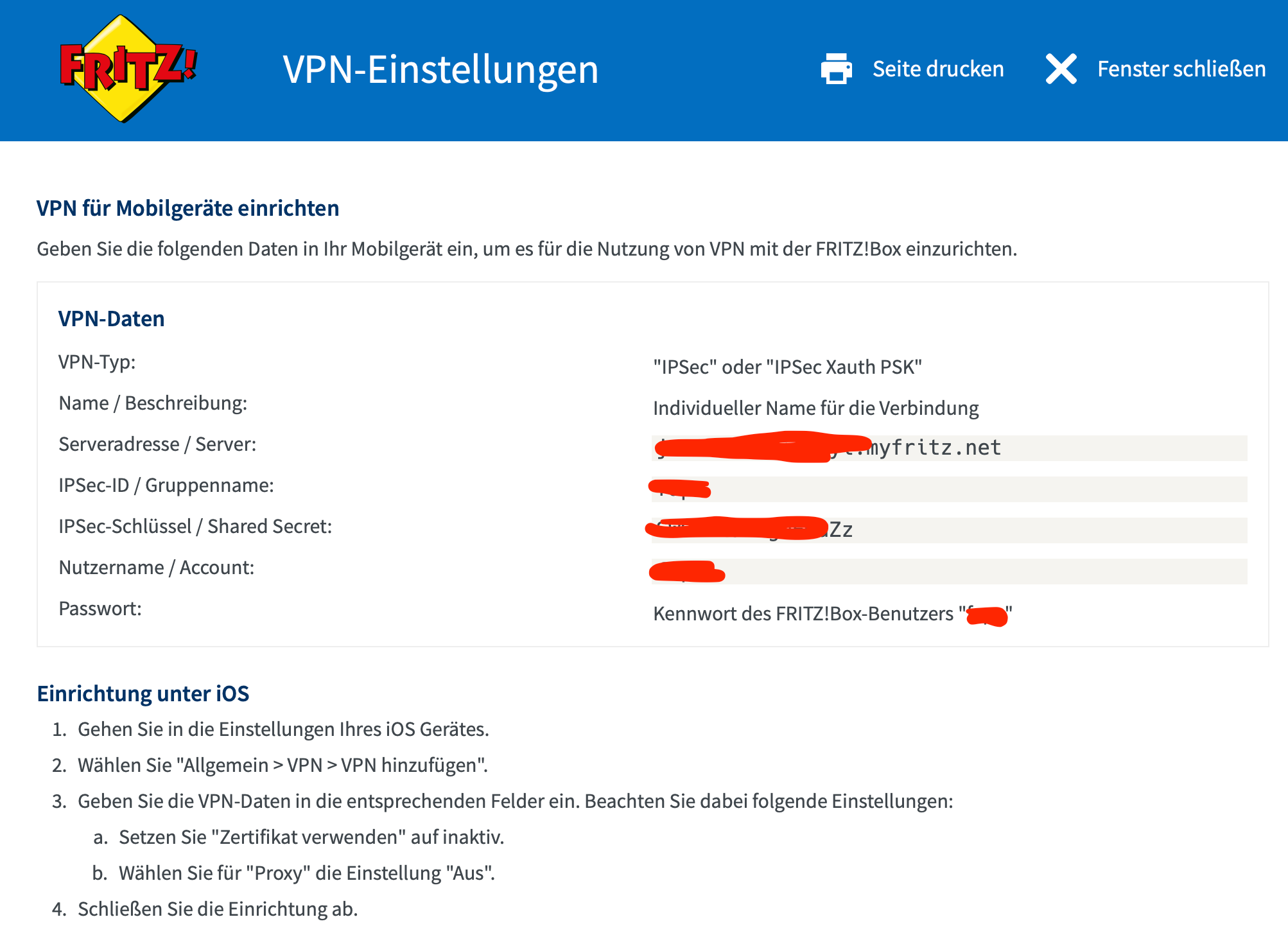 inkomen kaart aanpassen VPN einrichten mit Fritzbox 7530 | O₂ Community