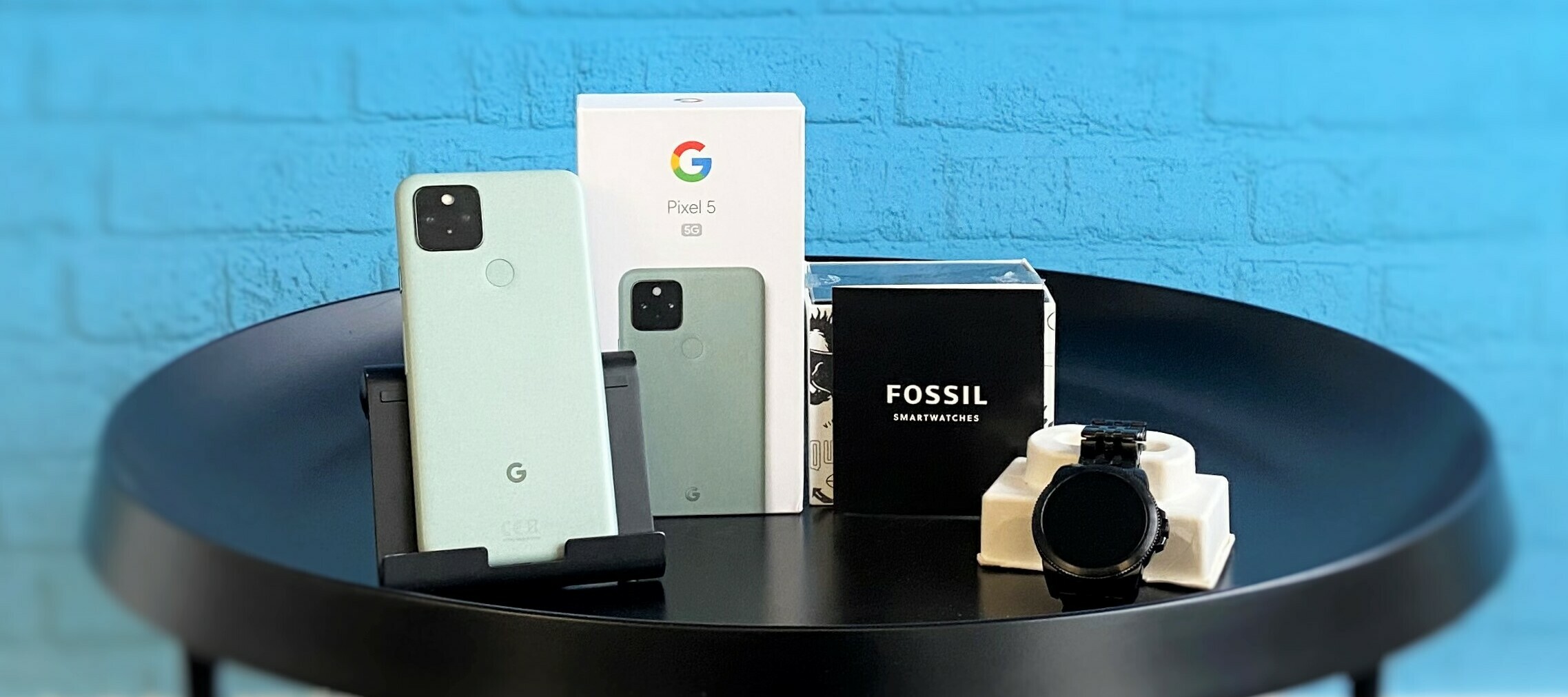 Google Pixel 5 5G Sorta Sage & Fossil Gen 5e - teste pures Android und eine schicke Smartwatch im Bundle!