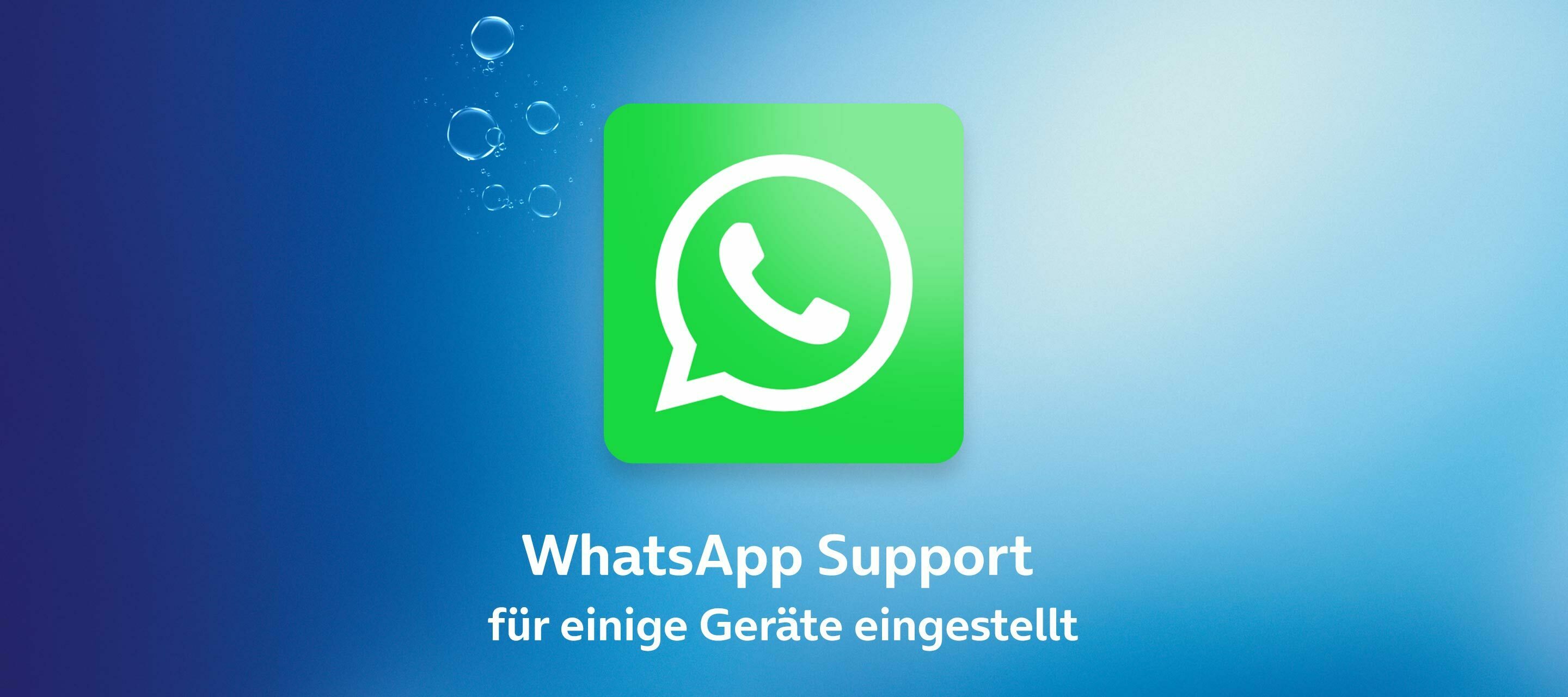 Neue Systemanforderungen für WhatsApp ab dem 24. Oktober 2023