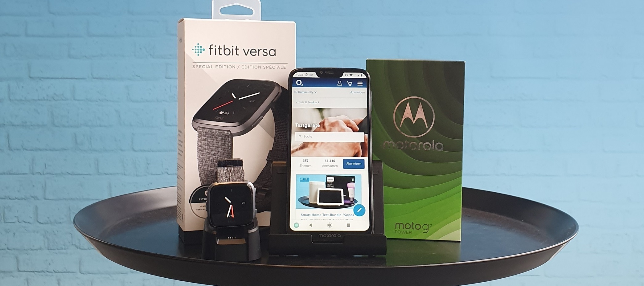 Motorola Moto G7 Power & Fitbit Versa Special Edition - Teste die Power!