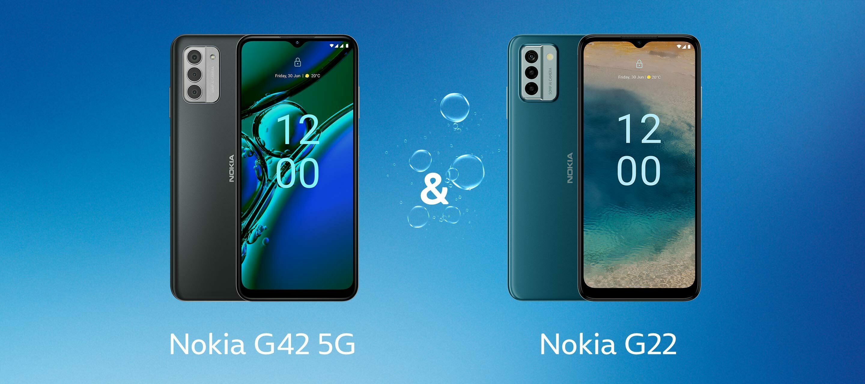 Umweltschonend und nachhaltig: Das Nokia G22 und Nokia G42 5G bei O₂