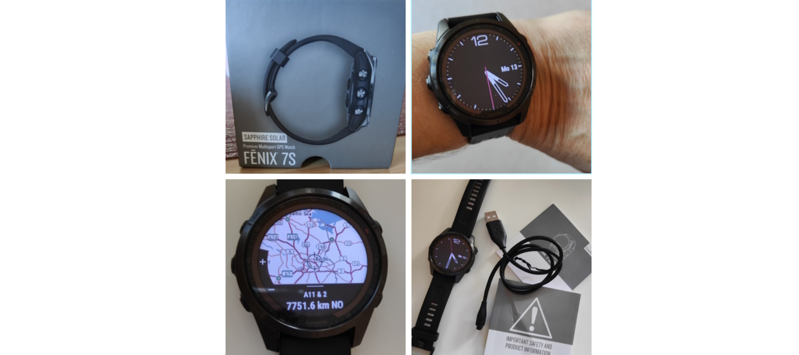 Mein Test: Smartwatch Garmin Fenix 7S Sapphire Solar