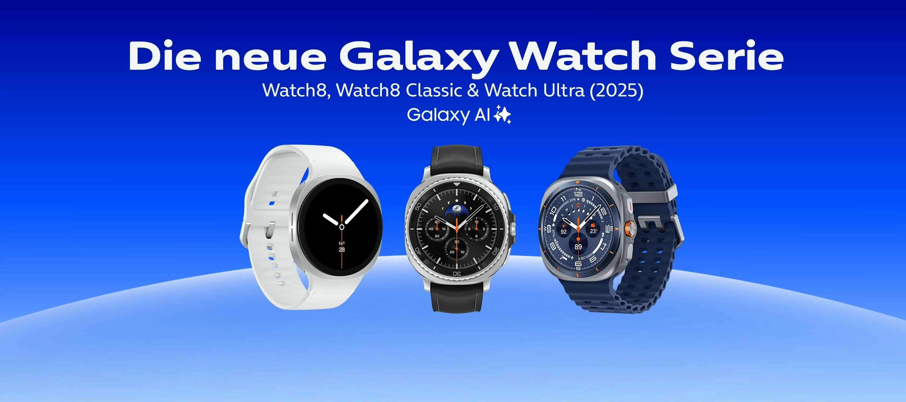 Die neuen Samsung Galaxy Watches bei O₂