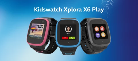 Die Xplora X6 Play Kidswatch - Kindersmartwatch bei O₂