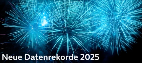 Datenrekord zum Jahreswechsel