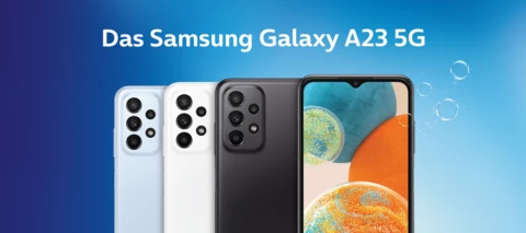 Das Samsung Galaxy A23 5G bei O₂