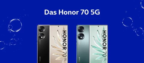 Halte den Moment fest mit dem Honor 70 5G - Jetzt bei O₂