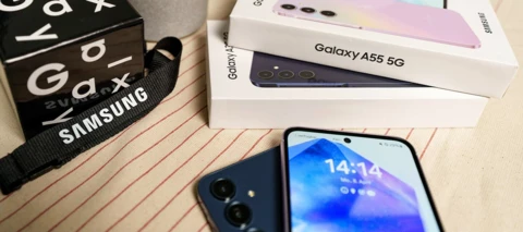Samsung Galaxy A55 5G - das starke Mittelklasse-Smartphone für deinen Test.