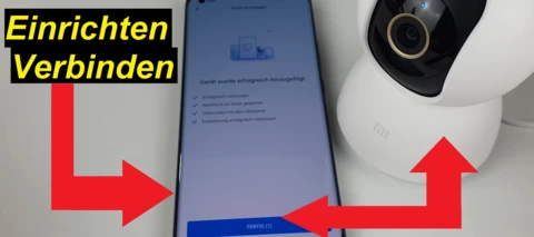 Tutorial: Xiaomi Mi 360° Home Security Camera 2K einrichten + verbinden mit Smartphone