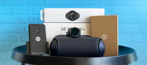 SHIFT6mq + Boom Box + Galaxy Watch 3 Testgeräte - das kompatible Trio.