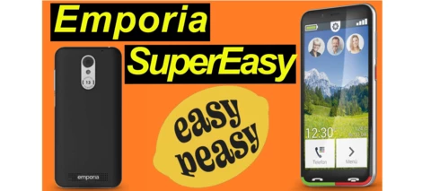 Das Emporia SuperEasy ausgepackt