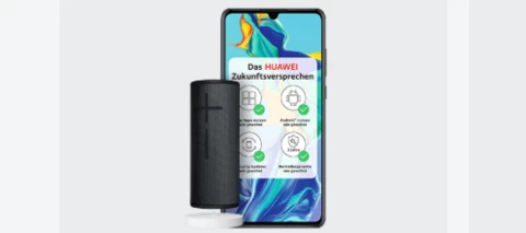 Aufgepasst! Das HUAWEI P30 jetzt im Duo mit der Ultimate Ears Boom 3!