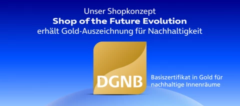 O₂ Shop-Konzept erhält Zertifikat für Nachhaltigkeit