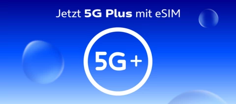 5G Plus Unterstützung ab jetzt für eSIM