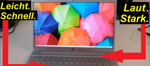 Leicht, scharf, lautstark, schnell. HP Pavilion 13.