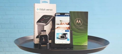 Motorola Moto G7 Power & Fitbit Versa Special Edition - Super-Power-Fitness-Testbundle!