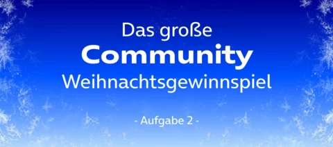 ​​Das O₂ Community Weihnachtsgewinnspiel 2024 - Teil 2