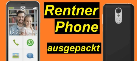 Das Emporia Smart 4 ausgepackt. Satter Lieferumfang. Rentner Phone.