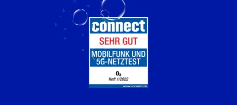O₂ erhält die Auszeichnung "sehr gut" im neuen connect Netztest