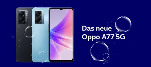 Das Oppo A77 5G bei O₂