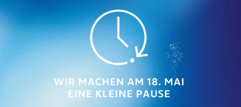 Wir nehmen uns am 18. Mai eine kleine Auszeit