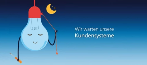 Wartungsarbeiten bis 15./16. September 2019