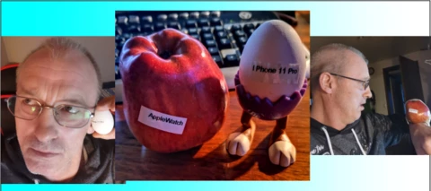 Kann man das essen ??? iPhone 11 Pro Max und Apple Watch Series 4