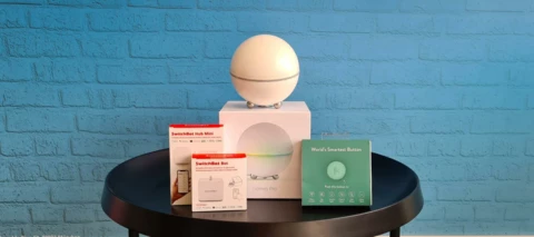 Smart Home Bundle: SwitchBot, SwitchBot Hub Mini, Flic Smart Button und Homey Pro suchen ein smartes Zuhause um getestet zu w