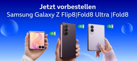 Das Samsung Galaxy Z Fold8, Fold8 Ultra und Z Flip8 - jetzt bei O₂ vorbestellen