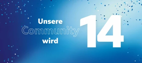 14 Jahre O₂ Community – Lasst uns darauf anstoßen