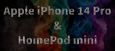 Harmonie im Apfelgarten: Eine Sinfonie aus iPhone 14 Pro und HomePod mini