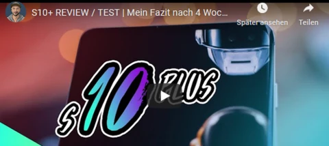Mein YouTube REVIEW zum S10+ | Samsung's Lösung für die NOTCH?!?