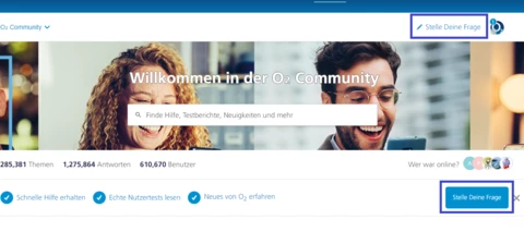 Fragen und Diskussionen erstellen