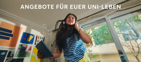 Angebote für Studierende bei O₂