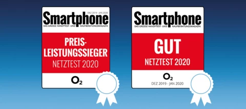 o2 ist Preis-Leistungs-Sieger beim Netztest des Smartphone Magazins!
